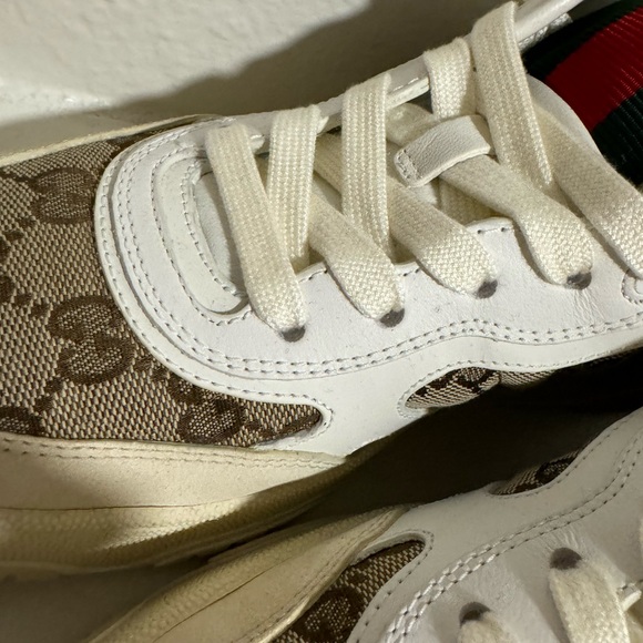 GUCCI RE-WEB MIX MEDIA WOMEN’S SNEAKERS - Picture 5 of 16